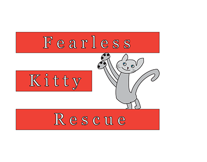 Fearless Kitty Rescue Logo Concept (Illustrator)