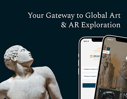 Museum + | Museum website concept | AR app