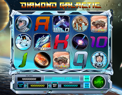 Online slot machine for SALE - "Diamond Galactic"