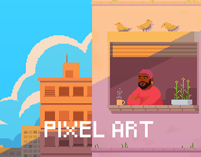 Ilustrações em Pixel Art