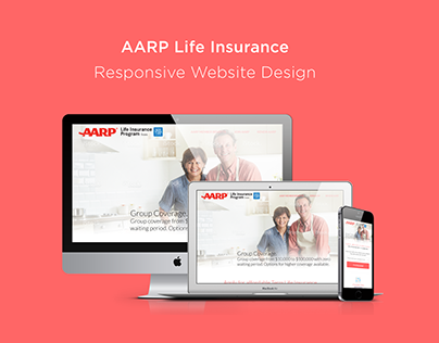 AARP Life Insurance Responsive Website Design