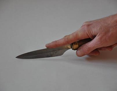 DIY forged utility knife