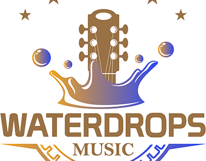 Waterdrops Music Logo