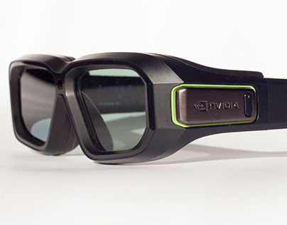 Packshot of Nvidia glasses