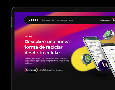 Vitia website | UX UI