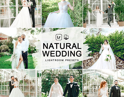 30 Natural Wedding Lightroom Mobile & Desktop Presets