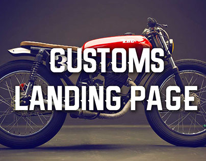 Customs Landing Page