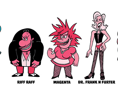 Rocky Horror Character Designs