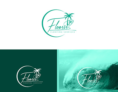Floasis Floating Services Logo Design