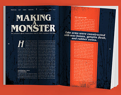 Making a Monster - Magazine Article