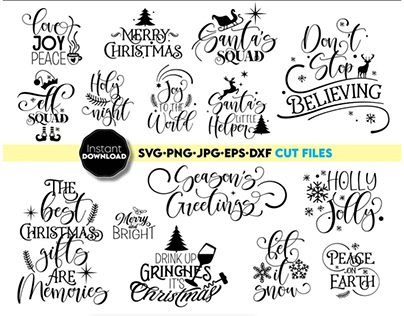 Christmas SVG Bundle | Winter SVG