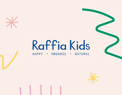 Raffia Kids Children's Clothing Brand Identity