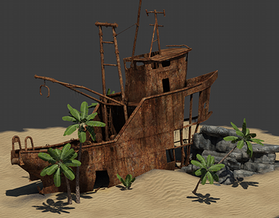 Shipwreck 3d model