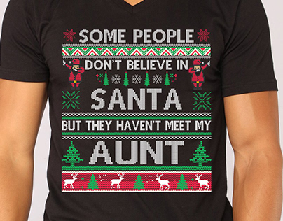 Some people don't believe in Santa Christmas t-shirt