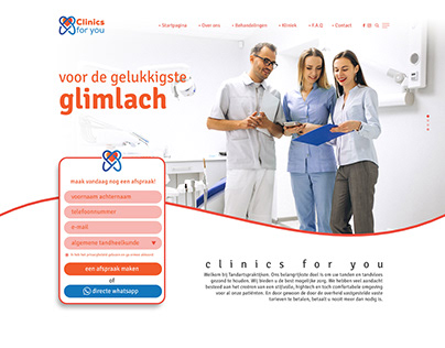 Clinics For You Web Site Design
