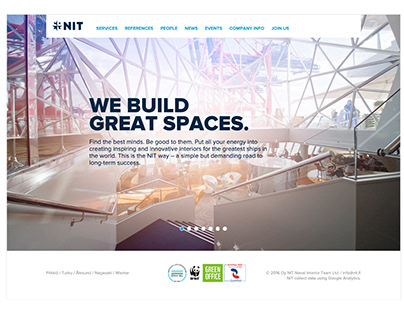 NIT website design and content