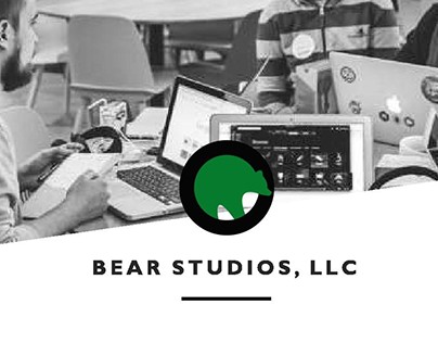BEAR STUDIOS | Website Mockup Sample