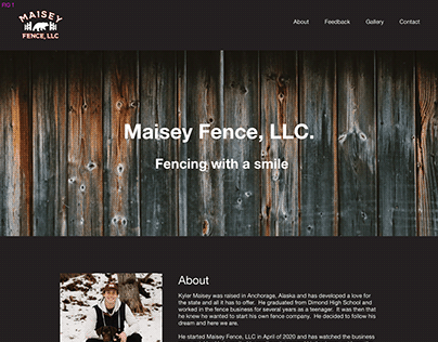 Maisey Fence Website Design