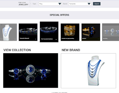 Queens Jewels Website Mock UP
