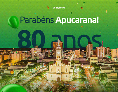 Social Media - Aniversário Cidade Apucarana