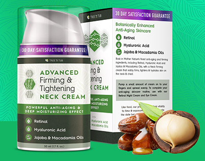 Tree to Tub Neck Cream Packaging Design