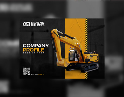 Grand ARC Builder company profile designer mockup
