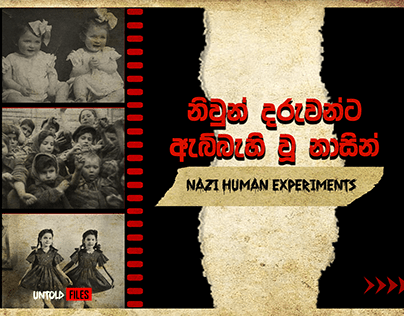 Nazi Human Experiments Sinhala Visual Depiction