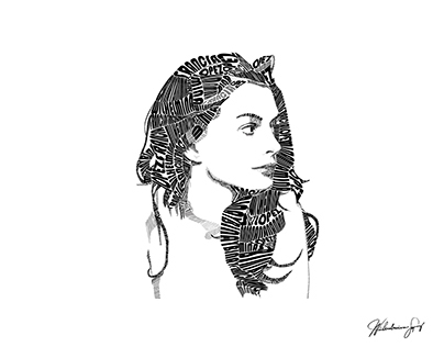 Typography Plate (Anne Hathaway)