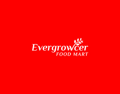 Evergrowcer. Logo design for local food mart.