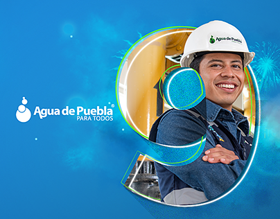 Propuesta imagen aniversario Agua de Puebla para Todos