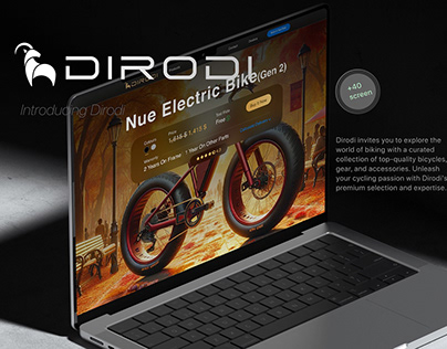 Shopping Bicycle web product & ui ux design