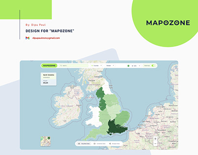 Mapbox web app redesign concept