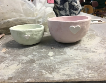 Ceramics 1: 4/11 Glazing set of 4