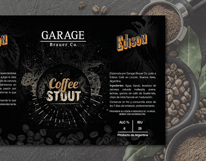 GARAGE Brauer Co. & EDISON Café - Lata Coffee Stout