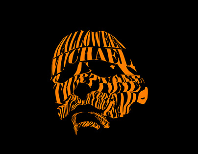 Michael Myers (Ilustración tipográfica)