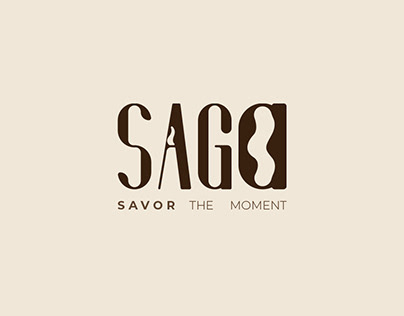 Saga coffee brand identity