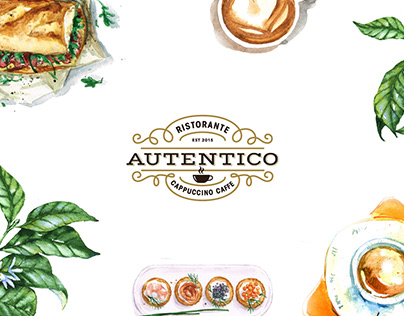 Autentico Ristorante & Cafe Brand Identity