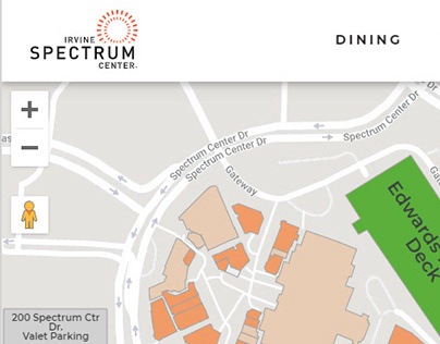 Interactive Directory Map for Irvine Spectrum Center