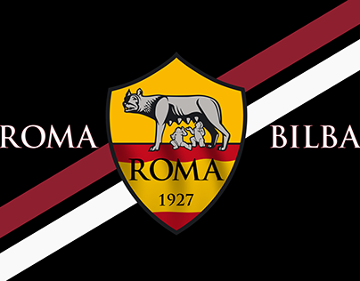 AS Roma Bilbao Custom Logo