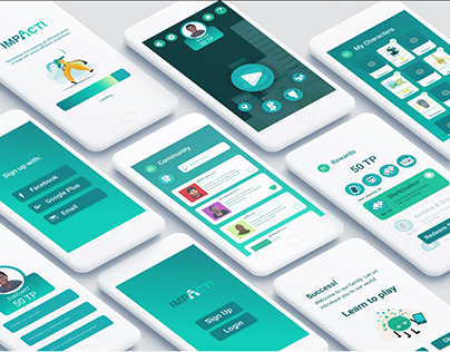 Impacti | UX/UI Design: Mobile App