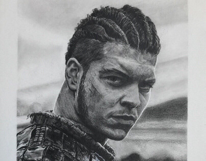 Ivar The Boneless -Vikings - Desenho Realista