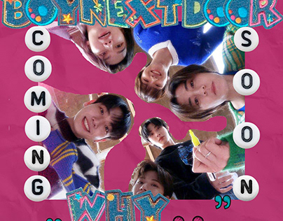 BOYNEXTDOOR 2nd mini album WHY album release fun poster
