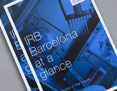 Brochure corporativo para IRB Barcelona