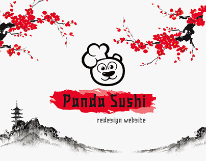 Redesign website Panda sushi