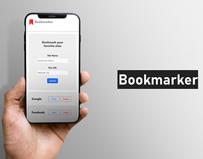 Bookmarker (HTML/CSS/Bootstrap/JS) Practice