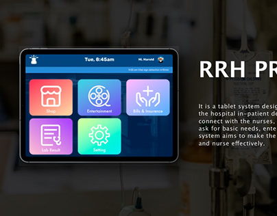 Patient tablet for RRH - ui/ux