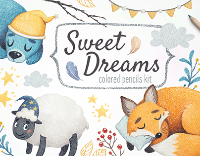 Sweet Dreams Illustration Kit