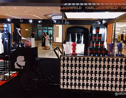 商业空间规划与设计——KARL LAGERFELD POP-UP STORE形象设计（上海站）