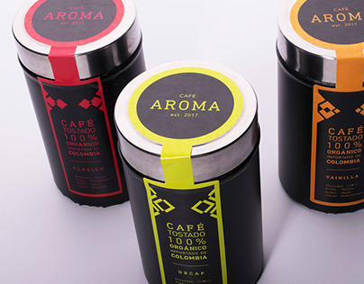 Café Aroma - Branding and packaging