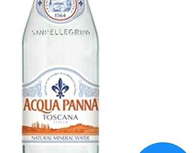 acqua panna mineral water in glass bottle 250 ml